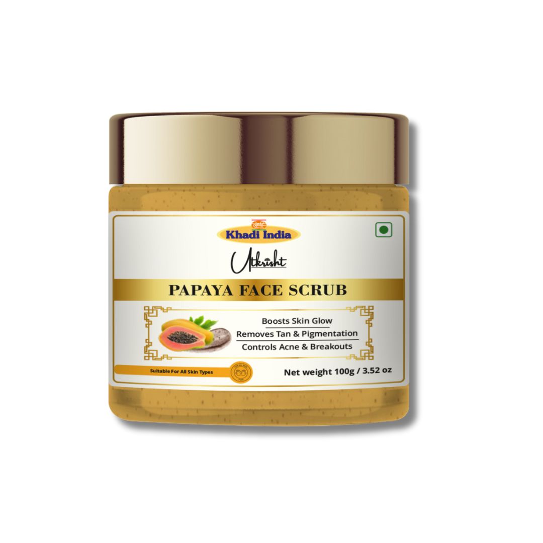 Utkrisht Khadi Papaya Face Scrub 100 Gm