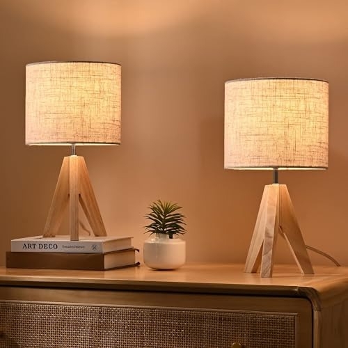 Wood Beside Lamp