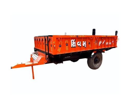 Blue Tractor Trolley