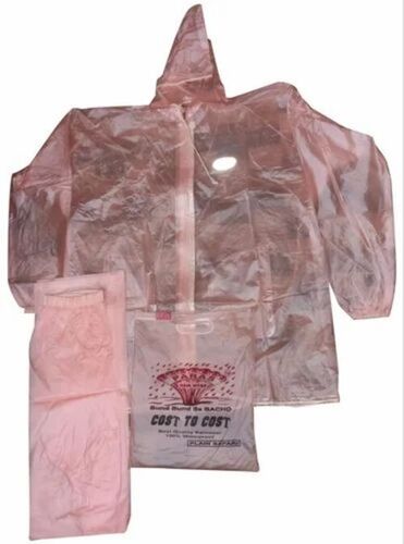 Plain Safari Plastic Raincoat