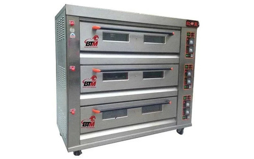 SS Double Deck Four Tray Oven