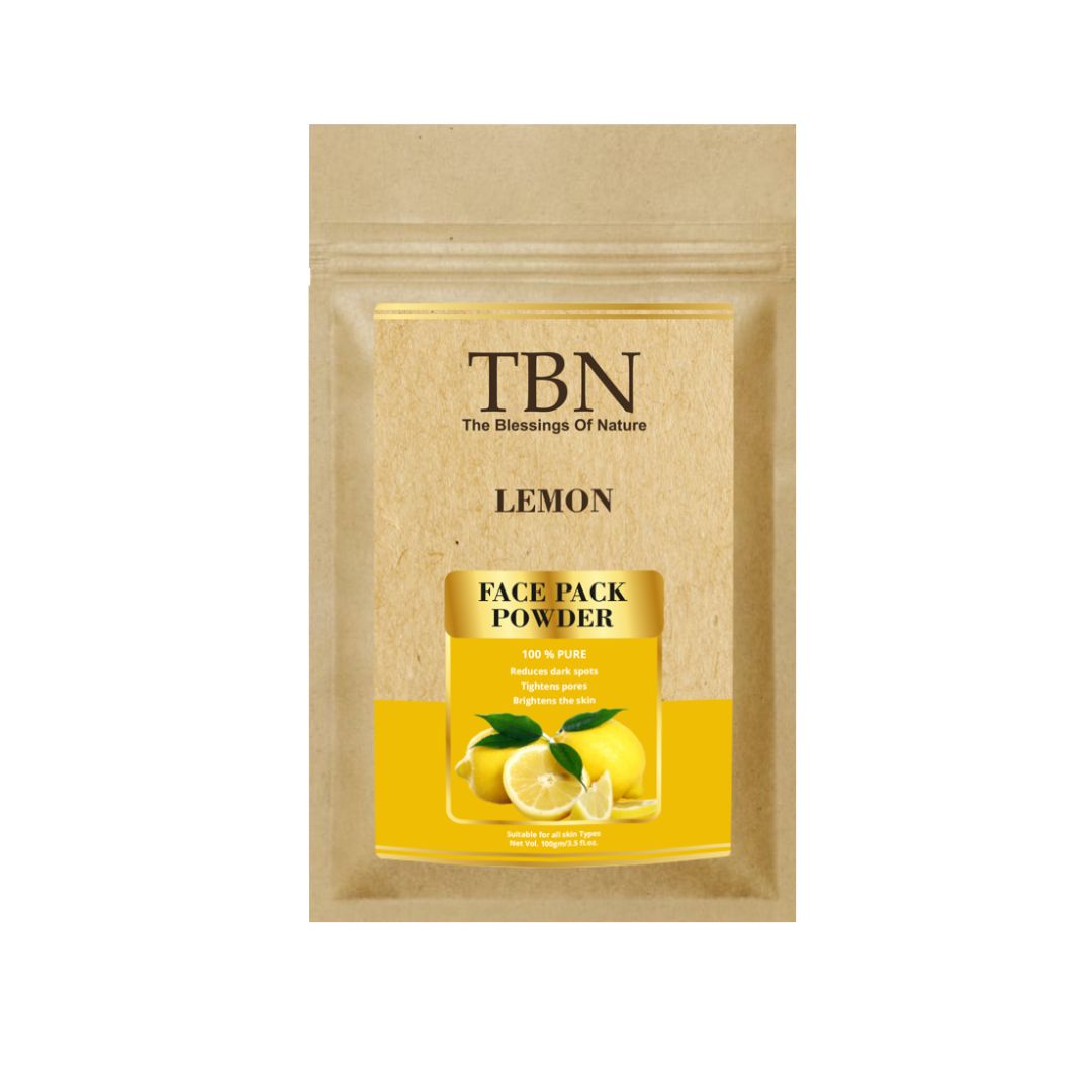 Tbn Lemon Face Pack Powder 100gm