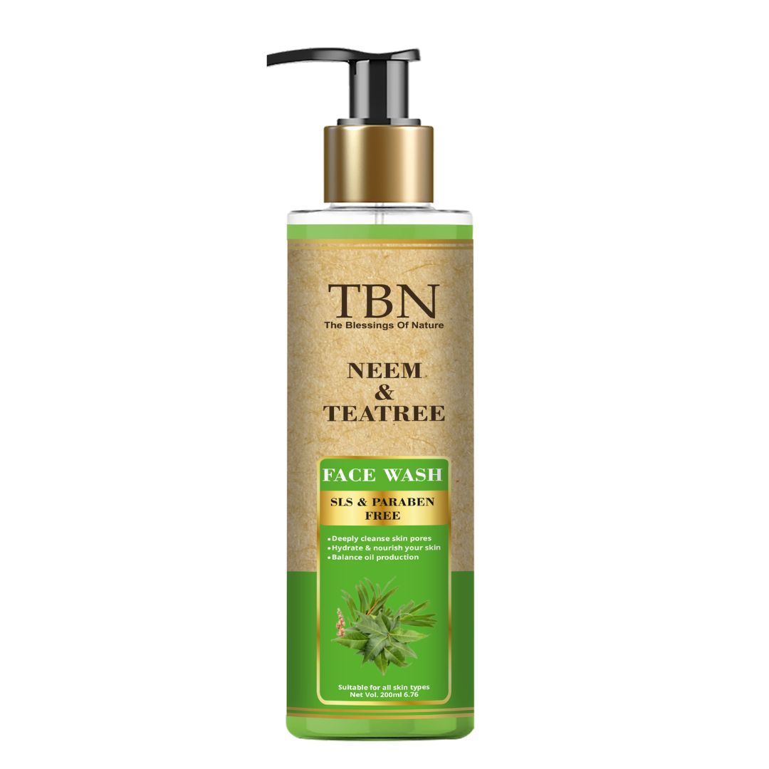 Tbn Neem And Tea Tree Face Wash 200 Ml