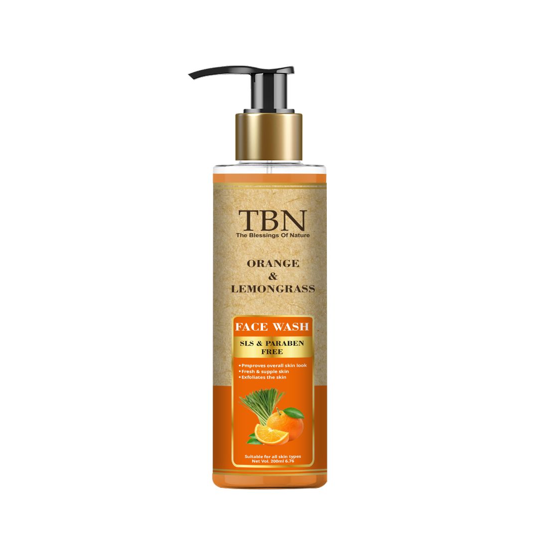 Tbn Orange And Lemongrass Face Wash 200 Ml