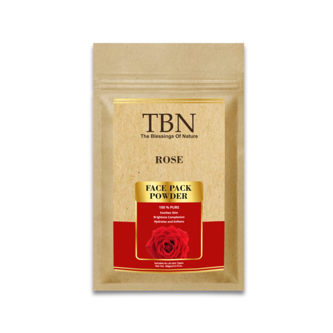 TBN Natural Rose Face Pack Powder- 100gm