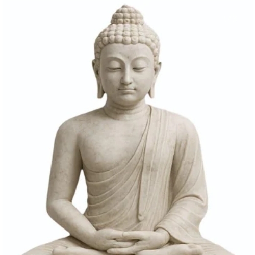White Buddha Statue