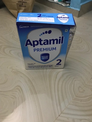 Aptamil Premium Infant Formula Milk Powder for Babies Stage 2 (6-12 Months) with Prebiotics and DHA 400gms