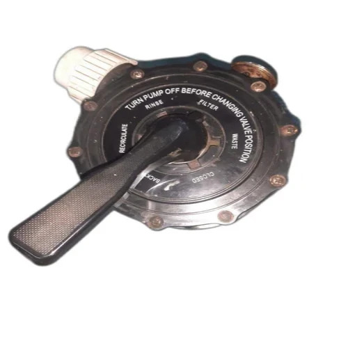 Swimming Pool Multiport Valve - Color: Greyblack