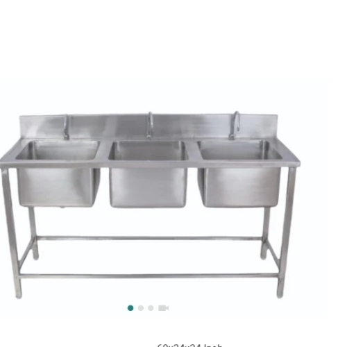 Three Sink Unit