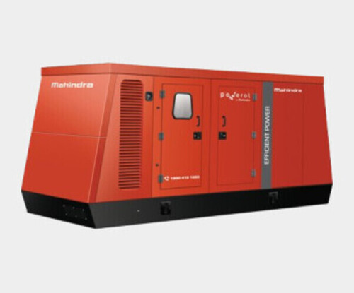 82.5 Kva Mahindra Diesel Generator - Color: Red