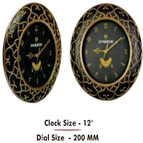 Black Plastic Wall Clocks