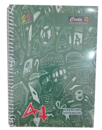 Creta A4 Exercise Spiral Notebook