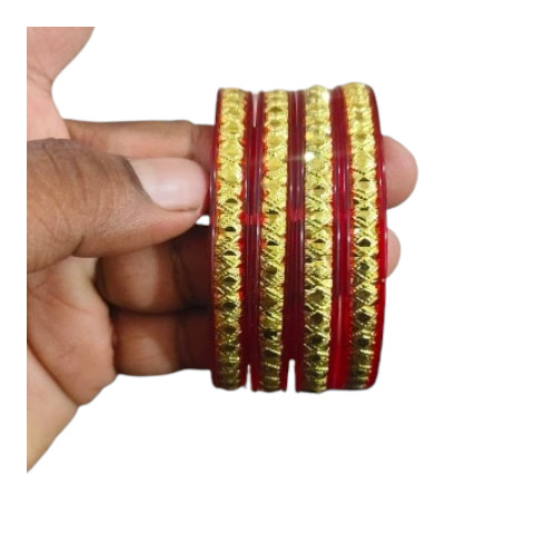 Plastic Gold Plated Bangle Set