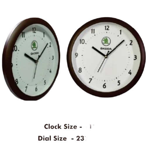 Round Plastic Wall Clock By Vee Ess Industries