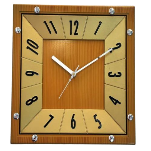 Square Plastic Wall Clock