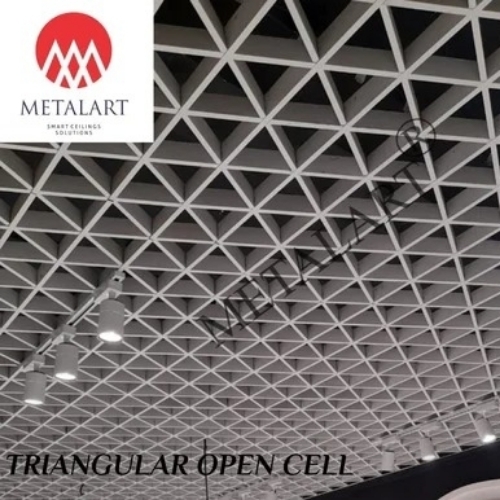 Triangular Open Cell Ceiling