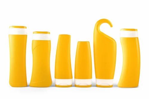 Yellow Color Shampoo Bottles
