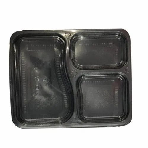 3 Compartment Disposable Plate