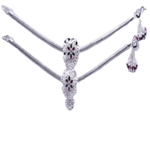 Designer Silver Anklets