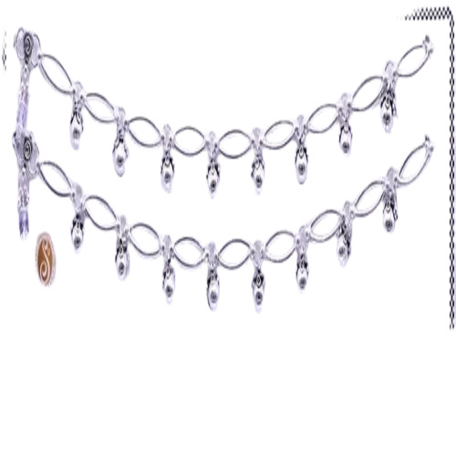 Ladies Party Silver Anklet