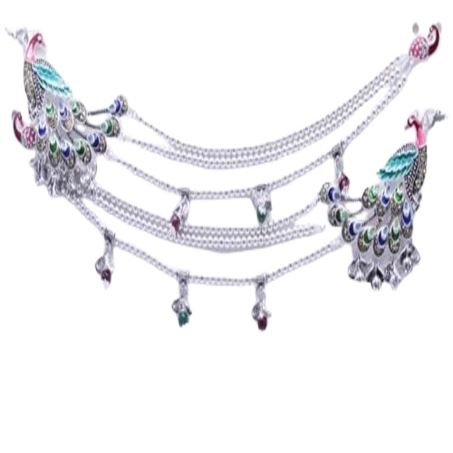 Ladies Party Silver Anklets
