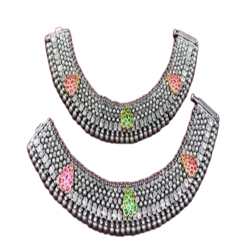 Ladies Silver Anklets
