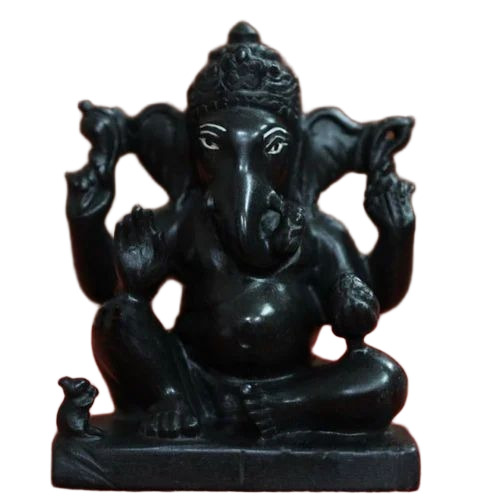 Black Marble Ganesh Statue