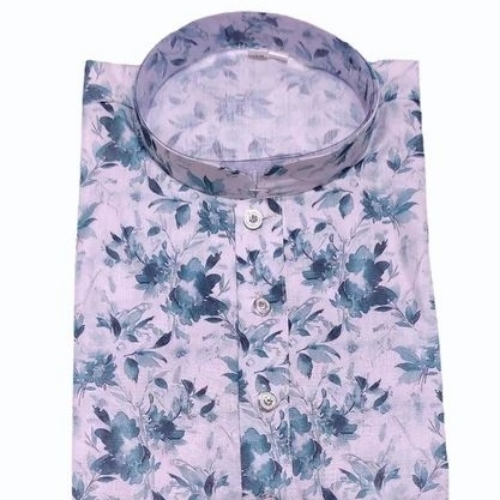 Cotton Digital Print Men Kurta