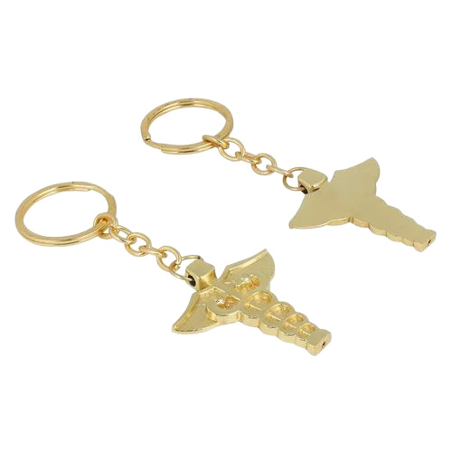 Golden Metal Key Chains