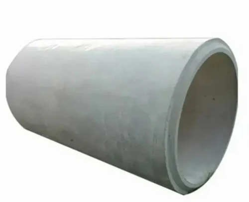 Grey Concrete Sewer Pipe