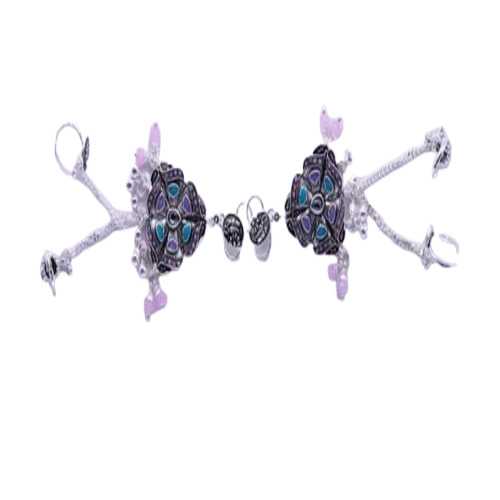 Ladies Fancy Silver Anklets