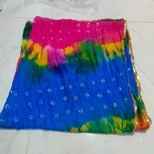 Ladies Silk Bandhej Dupatta