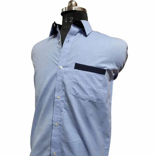 Men Plain Cotton Shirt