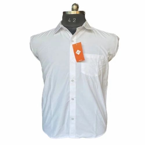 Men White Cotton Shirts
