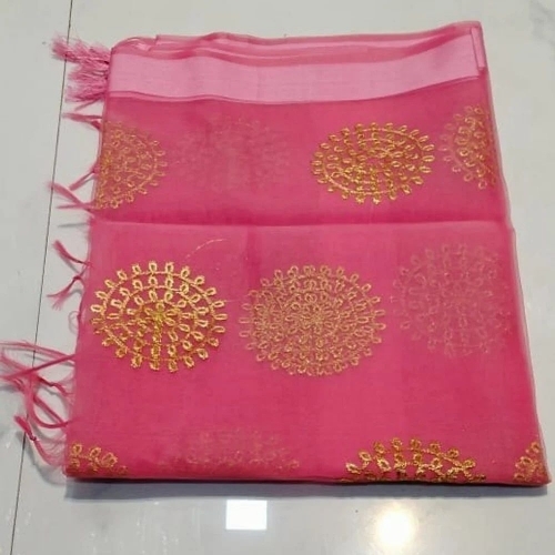 Organza Embroidery Silk Dupatta
