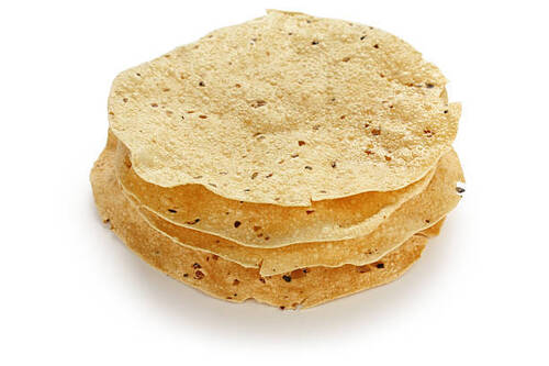 Plain Papad - Color: Yelow