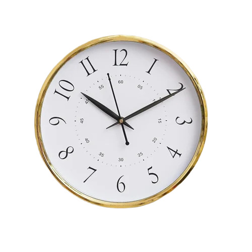 Round Plastic Wall Clock