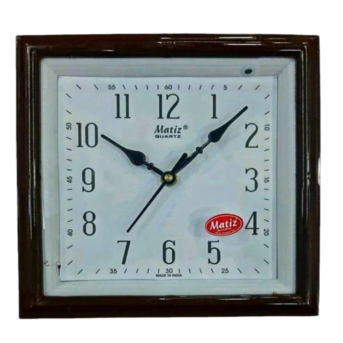 Square Analog Wall Clock