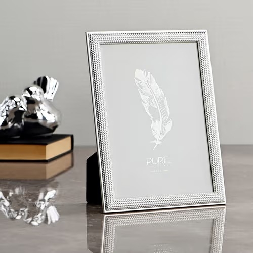 Living Sliver Plated Metal Frame
