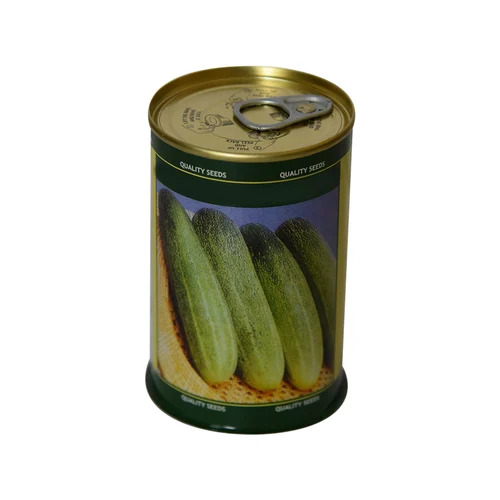 Vegetables Seeds Tin Can