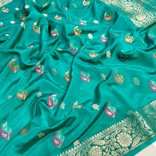 Banarasi Raw Mango New Pattern Sarees