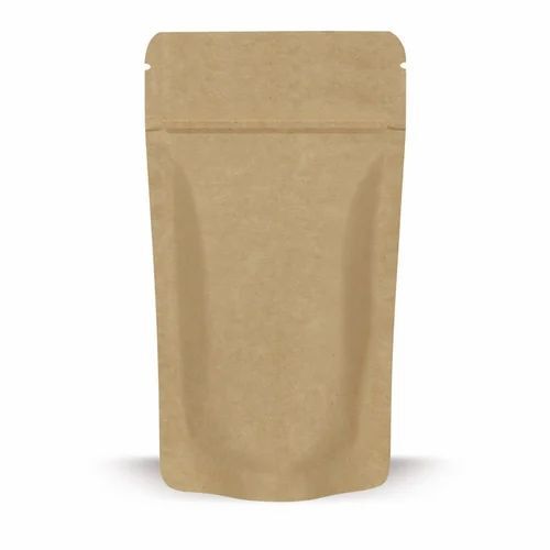 Brown Printed Paper Pouch