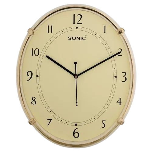 Oval Analog Wall Clock