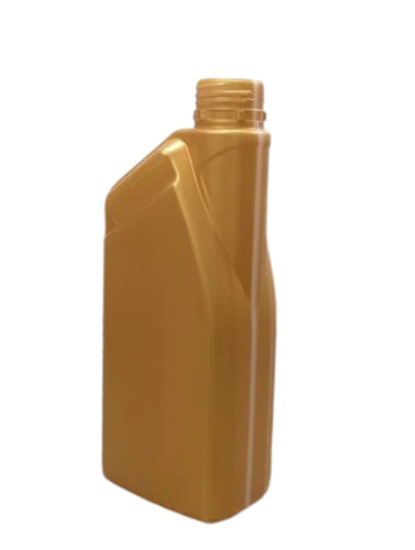 1 Liter Golden Color Hdpe Lubricants Bottles