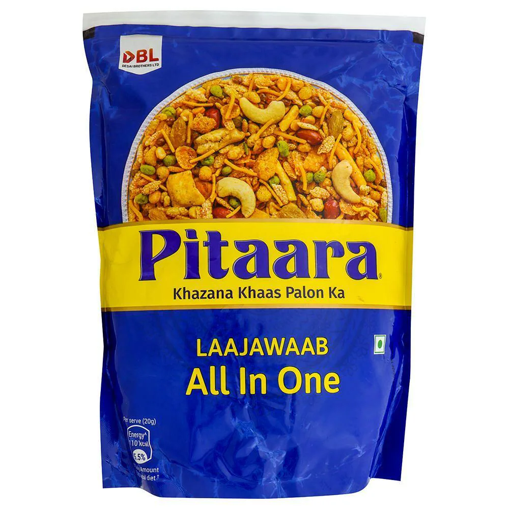 Pitaara Laajwaab All In One Namkeen Mixture (900 Gms) - Gender: Any