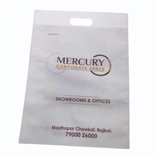 Printed D Cut Non Woven Bag By Divine Non Wovens