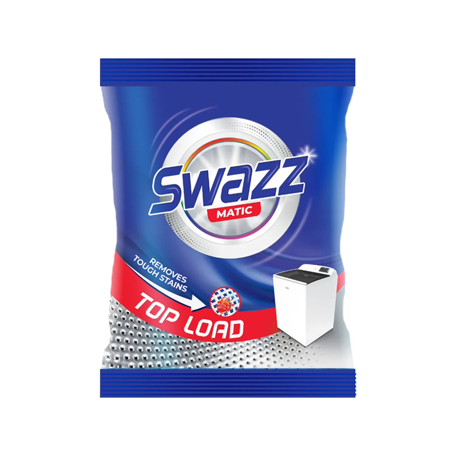 Swazz Matic Top Load Detergent Powder (1 Kg) - Color: Blue