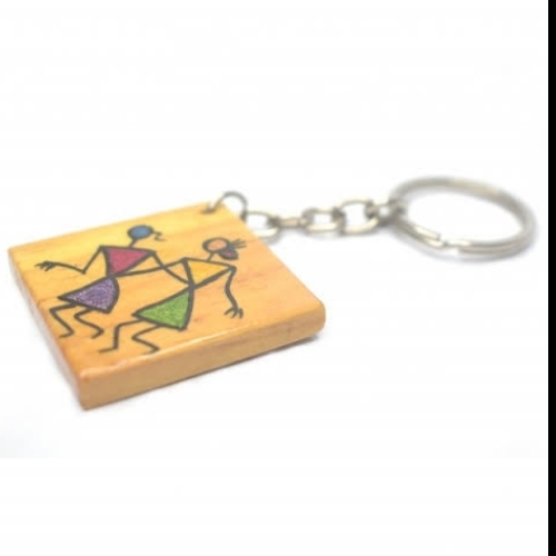 Wooden Hand Made Key Chain