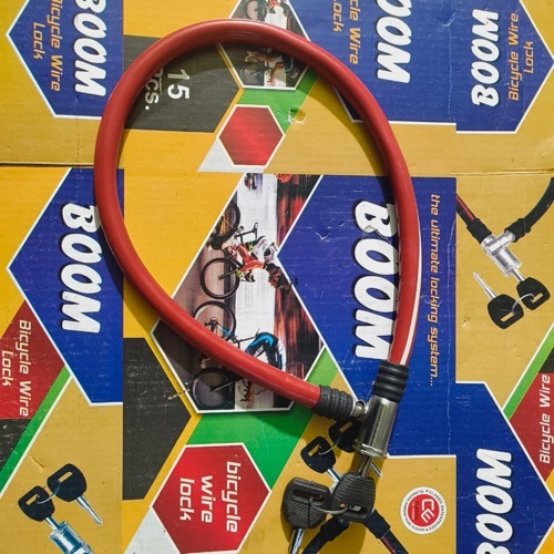 Boom Bicycle Wire Lock