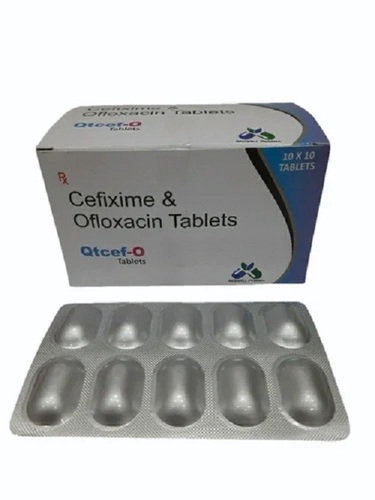 सेफिक्सिम और ओफ्लॉक्सासिन टैबलेट्स
